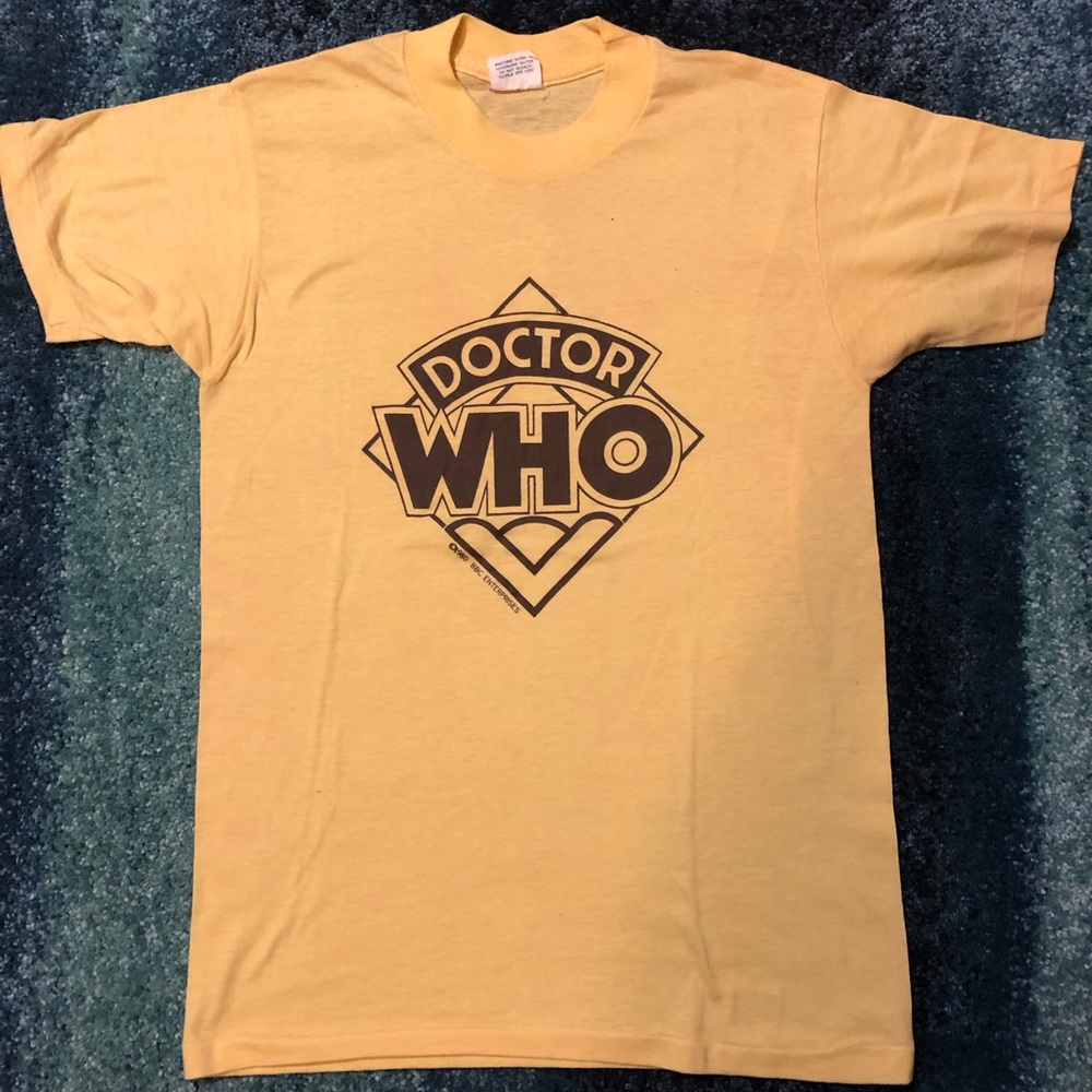 Vintage 1980 Doctor Who shirt made in USA RARE